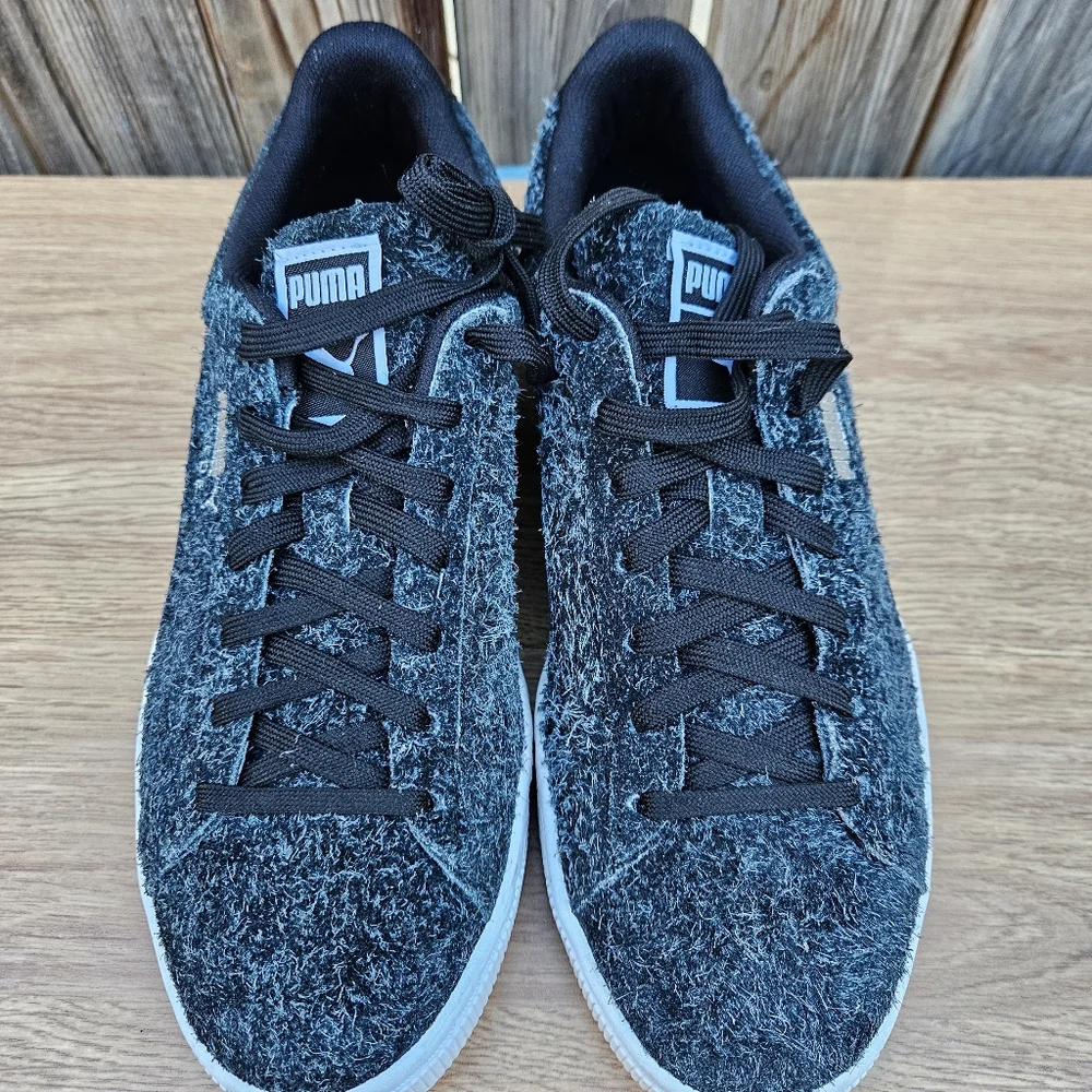 Puma Textured Black Sneakers Womens Size 9 - Picture 7 of 16